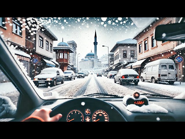 Sarajevo Winter Driving Tour 4K - 2025