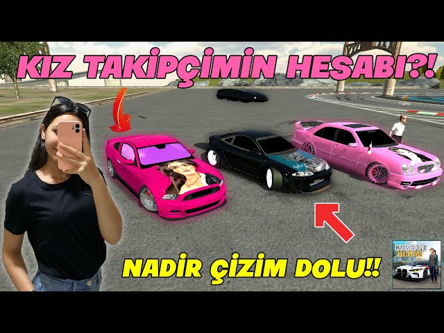 KIZ TAKİPÇİMİN HESABINI İNCELEDİM!! *NADİR ÇİZİM DOLU!* (CAR PARKİNG MULTİPLAYER)