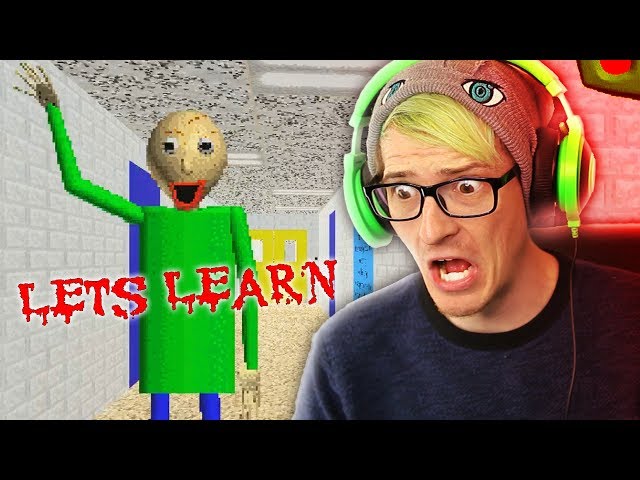 THIS IS A HORROR GAME?! | Baldi's Basics In Education and Learning