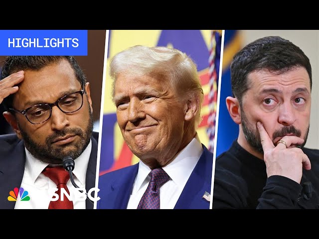 Pentagon budget cuts, Kash Patel to lead FBI: Trump’s First 100 Days - Day 32 | MSNBC Highlights