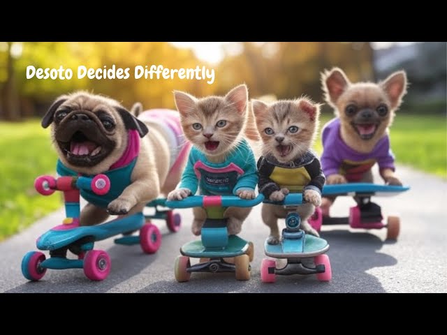 Teach Kids to Include Others, Find Common Ground, & Share Road w/Pug in "Desoto Decides Differently"