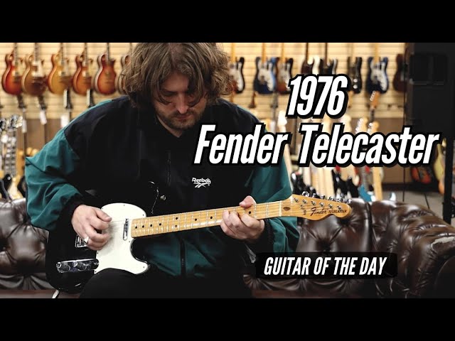 1976 Fender Telecaster Black Maple Neck | Guitar of the Day