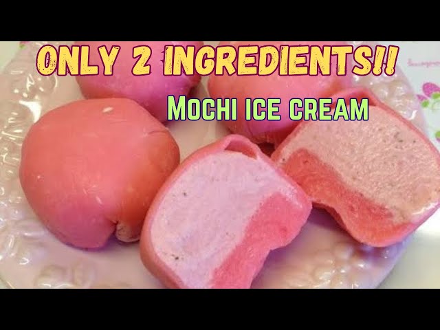 EASIEST AND TASTIEST MOCHI ICE CREAM RECIPE!! Only two ingredients 🍧| FRUITGASM | #streetfood