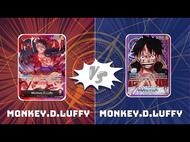 Red Purple Luffy VS Purple Luffy | Onepiece OP09 Gameplay | @OfficialForeignRax LosKage