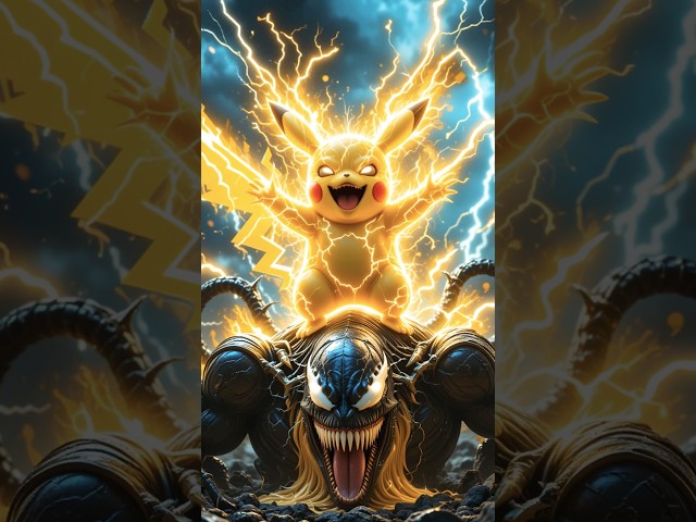 PIKACHU VS VENOM SPONGEBOB, SPIDER, SONIC | EPIC SHOWDOWN!