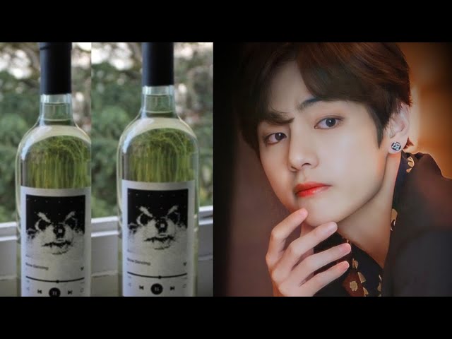 startling! Taehyung's solo album will be a wine product label in Italy