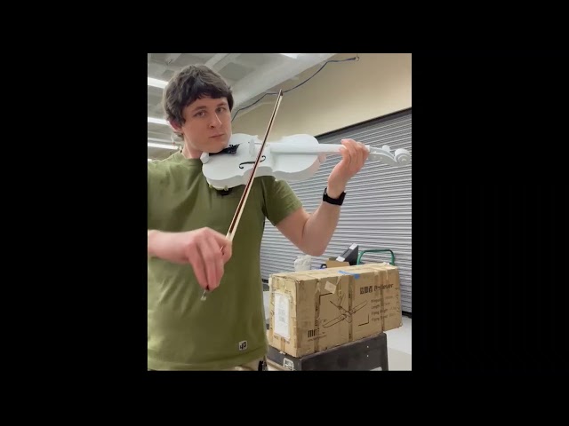 Functioning Acoustic Violin Made Completely From 3D Printing