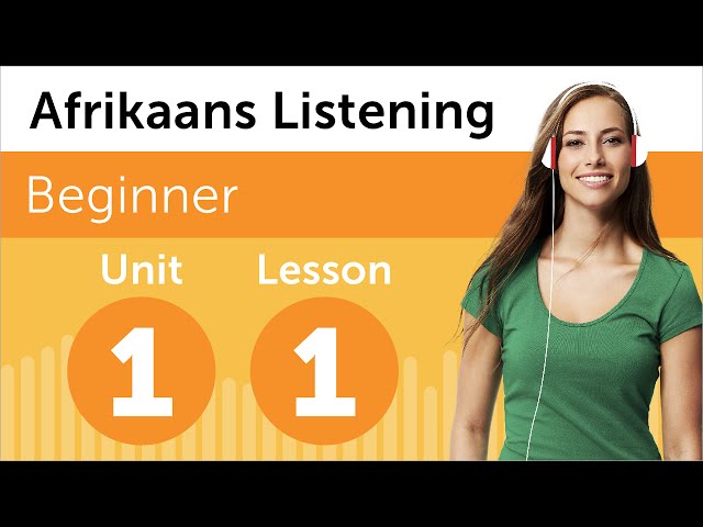 Afrikaans Listening Practice - Looking at a Photograph from South Africa