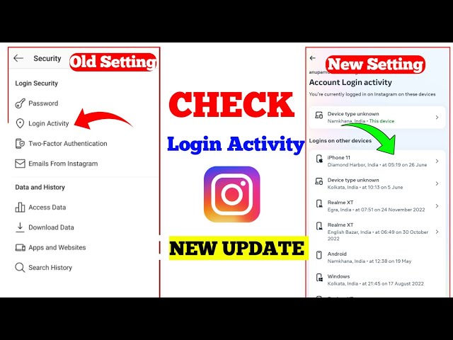 How to Check Login Activity On Instagram 2023 | Instagram Login Activity Kaise Dekhe New Update 2023