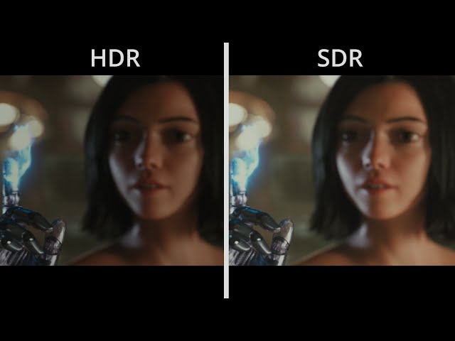 Alita: Battle Angel HDR vs SDR Comparison