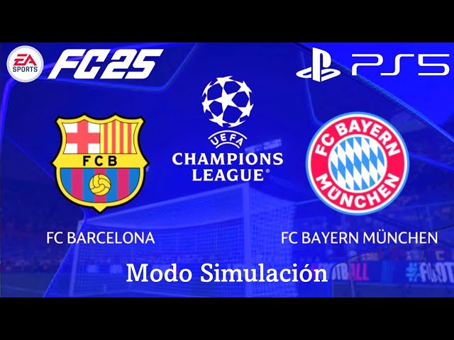 FC 25 | FC Barcelona vs FC Bayern Munich | UEFA Champions League | Español Latino | PS5