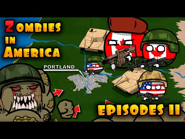 Zombies in America. Episode 11 ( countryballs )