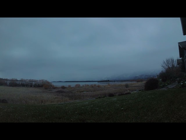 New Year's Day Sunset Timelapse across Flathead Lake including geese flyovers.