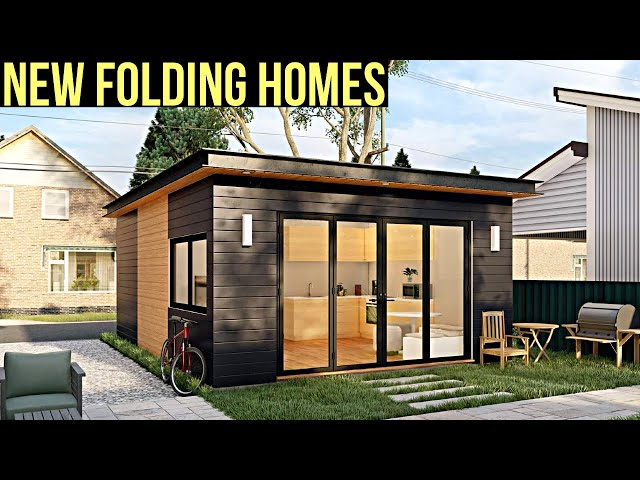 Brand New Folding PREFAB HOMES You Can Buy Right Now