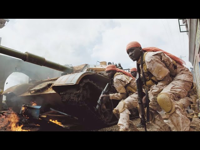 Movie：Special Forces Open Fire to Repel Terrorists Who Hijacked a Tank #action