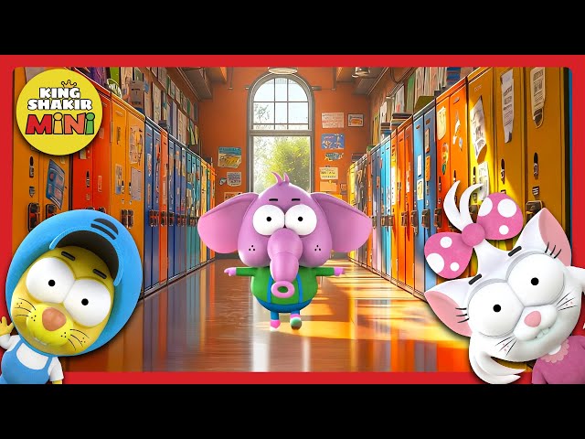 📒 School Is Fun 📕 King Shakir Mini #nurseryrhymes #song #kidssong #funny