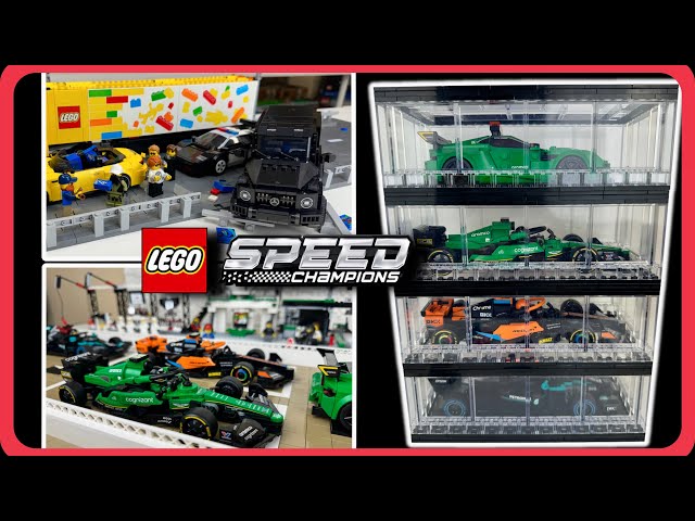 Custom Displays & Scenes for the NEW LEGO Speed Champions Cars