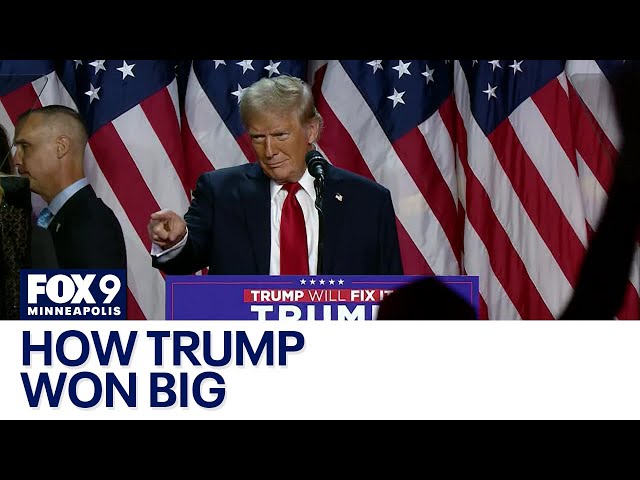 Breaking down Donald Trump's big win on Election Night