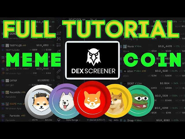 Dexscreener Memecoins Tutorial #memecoin #dexscreener #phantomwallet #solana