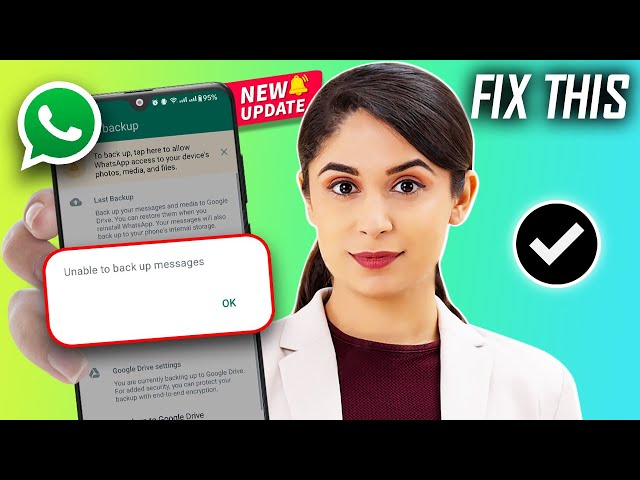 Fix unable to backup messages whatsapp (2025)