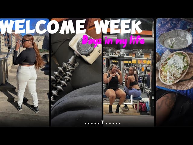 WELCOME WEEK VLOG: moving in+grwm+broken camera