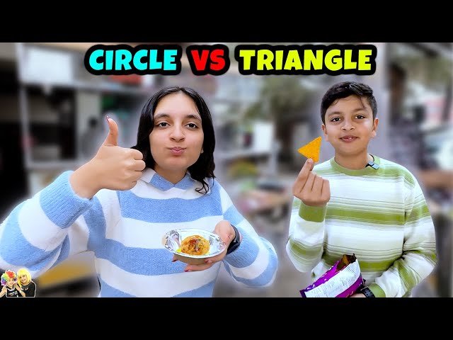 CIRCLE VS TRIANGLE | Aayu and Pihu Show