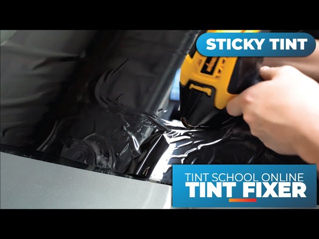 Tint Fixers - STICKING REAR WINDOW TINT SHRINK❌  - Shrinking - Rear Windows - How To Tint Windows