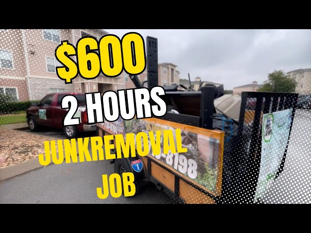 $600 in 2 hours junk removal job From (Load up App)