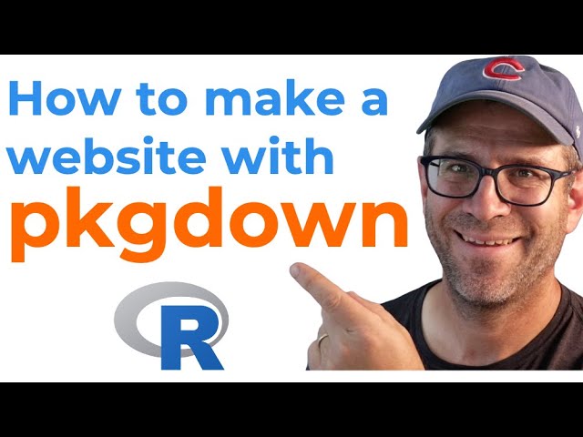 How to create a website for your R package with pkgdown (CC298)