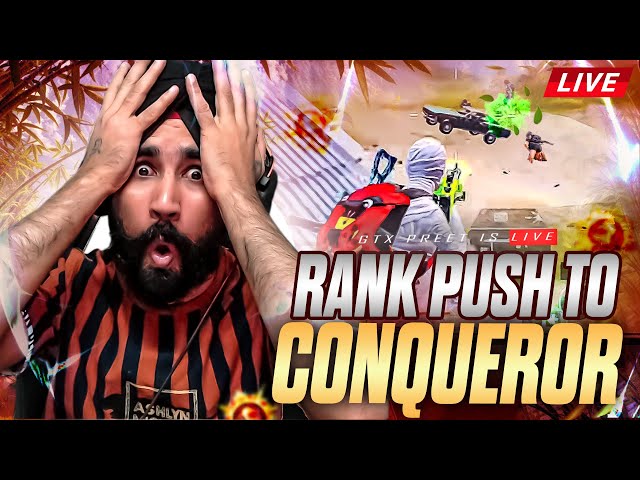 CONQUEROR PUSH in NEW UPDATE : BGMI LIVE | PUBG LIVE