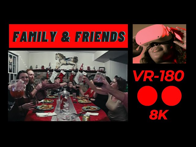 [VR180 8K FAMILY SHORT] Christmas 2023