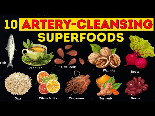 Top 10 Foods to Naturally Clean Your Arteries | 10 Artery cleansing superfoods