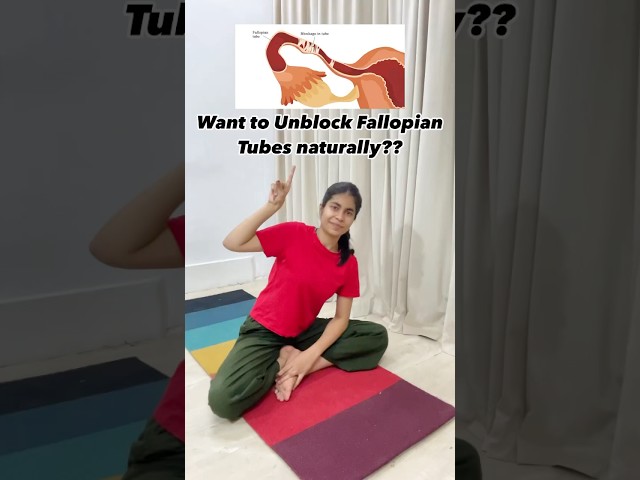 Yoga for blocked fallopian tubes. #fallopiantubeblockage #yogaforfertility #yogawithbhumikaa