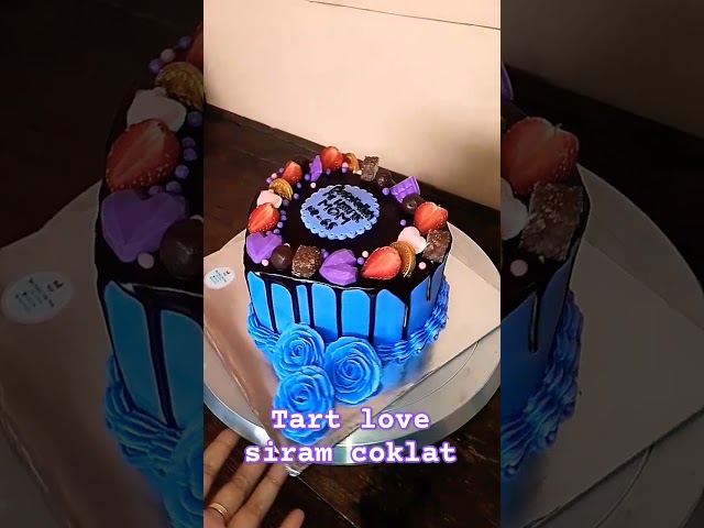 Tart love siram coklat simpel