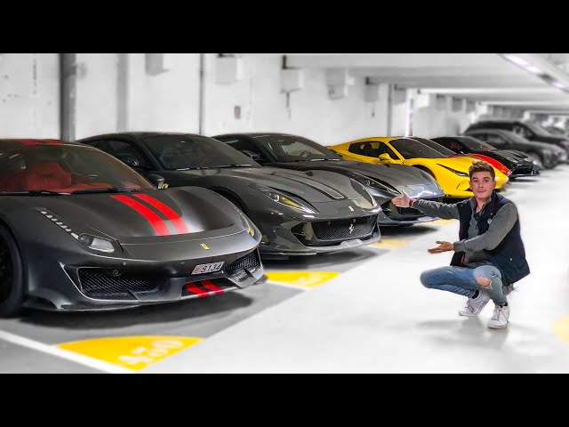 Monaco's INSANE Underground Supercar Garage !!