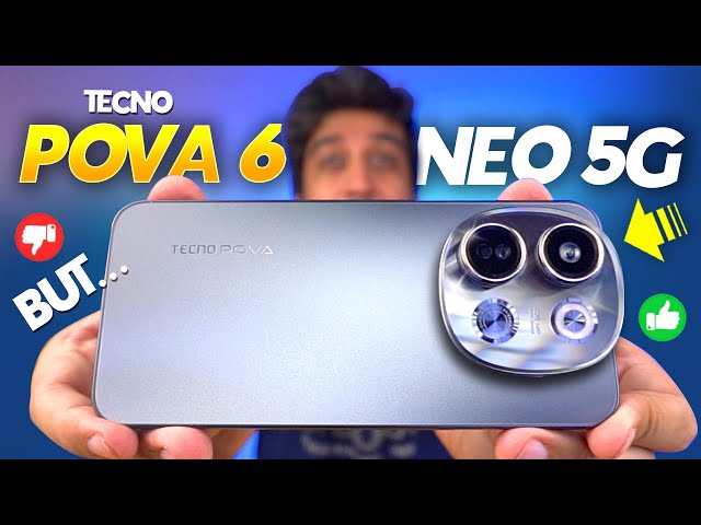 Budget 5G Phone with CRAZY *AI Features* @ ₹11,999! BUT.. 😱 Tecno Pova 6 Neo 5G Review!