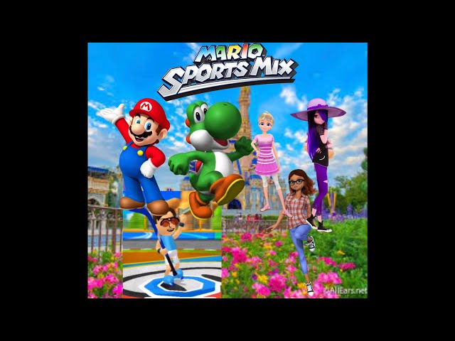 Mario sports mix Dodgeball Me Mario and Yoshi Vs Alya Rose and Juleka