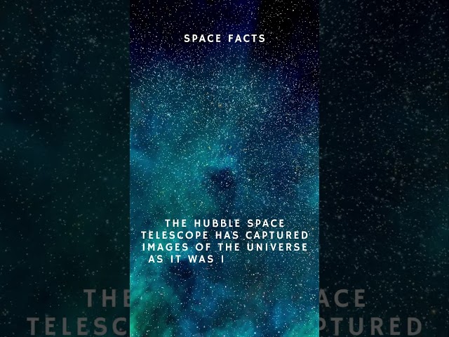 Did You Know? Hubble’s Space Telescope View of the Universe’s Past! #SpaceTelescope#Astro#Universe