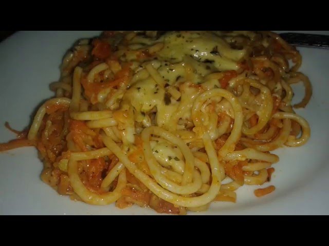 spaghetti au legume  شهيوات ام العربي سباكيتي بالخضر