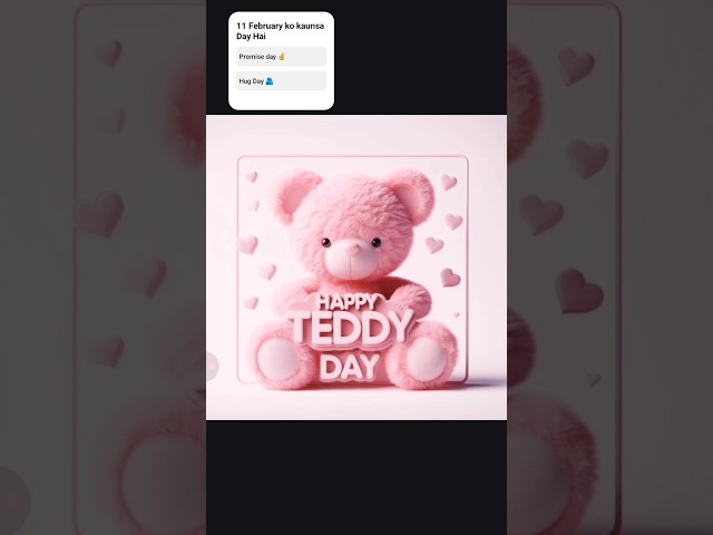 Happy Teddy day | #happyteddyday #trending #shorts