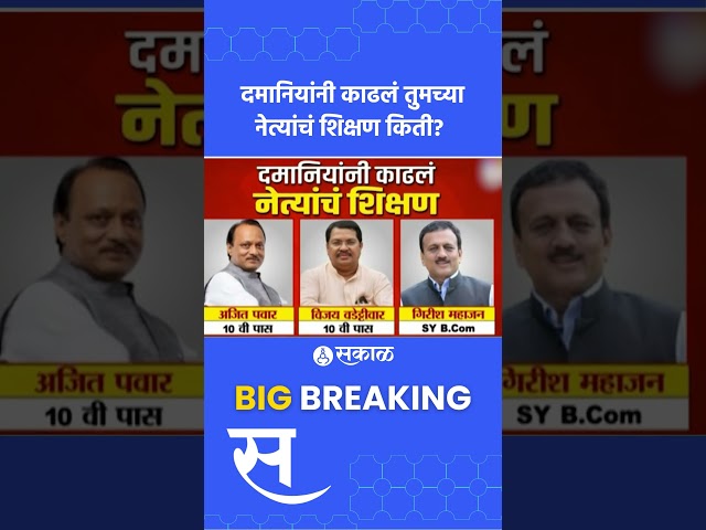 Anjali Damania यांनी काढलं नेत्यांचं शिक्षण | Ajit Pawar | Vijay Wadettiwar | Maharashtra Politics