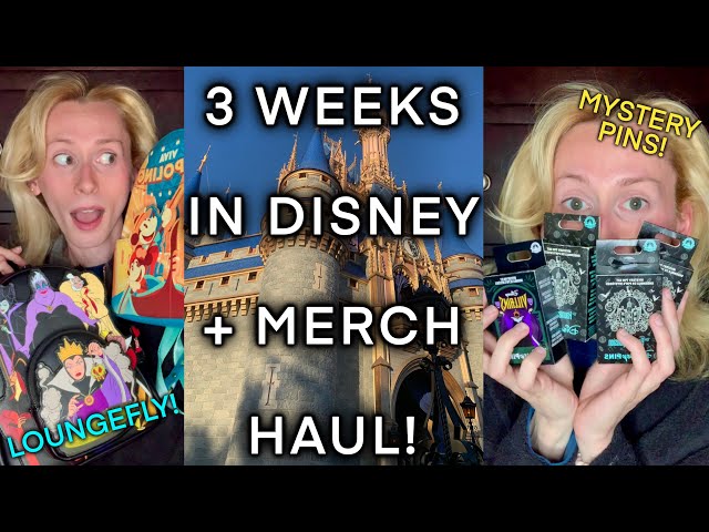 3 WEEKS IN DISNEY + MERCH HAUL!! 🎄🎂 🏰 with Nicky Marra!