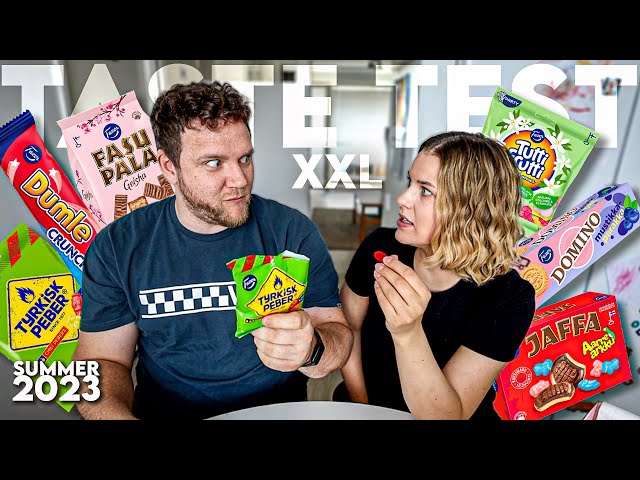 HUGE Finnish Candy Taste Test | Summer 2023