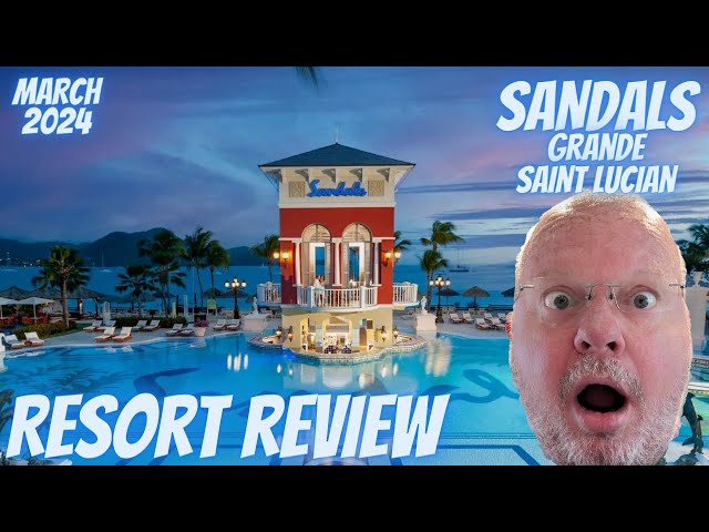 INSANE Day Trip SANDALS Grande St Lucian!