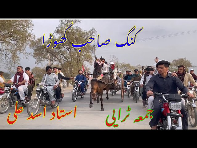 King sahib horse race try Rider Asad Ali babu All Pakistan tanga horse race