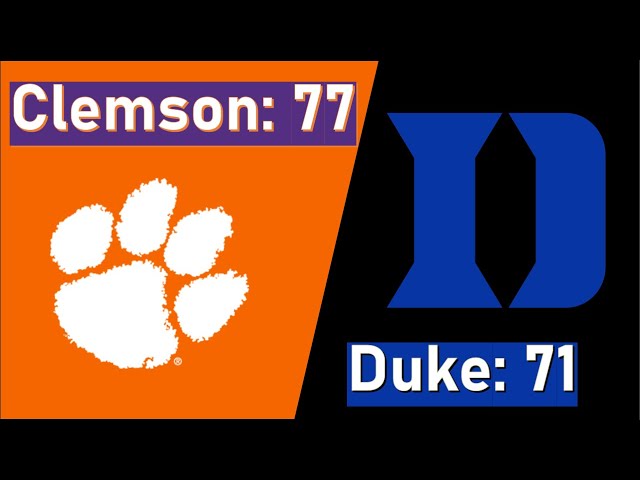 Clemson Basketball Beats No. 2 Duke Blue Devils, Viktor Lakhin Delivers, Chase Hunter Clutch