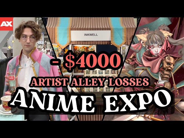 Anime Expo Artist Table Destroyed (2024 expenses + profit breakdown)