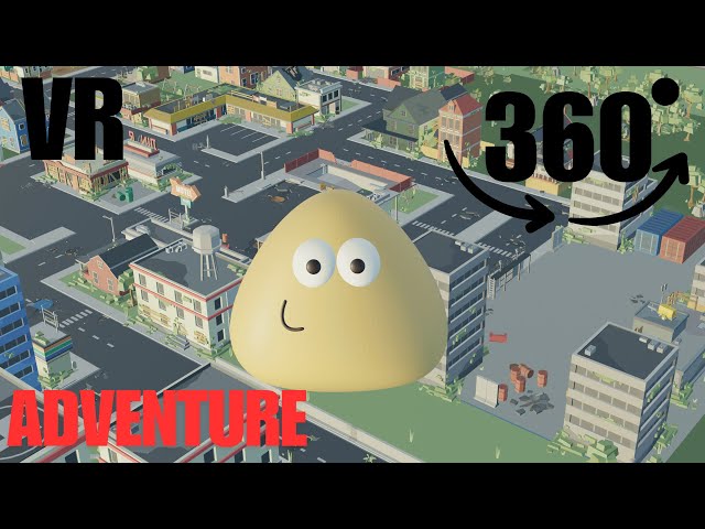 "Po's Adventure in Little Chick City | 360° VR Exploration!"