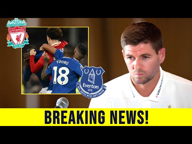 STEVEN GERRARD BREAKS HIS SILENCE ON EVERTON VS LIVERPOOL ENDS IN CHAOS! LIVERPOOL NEWS