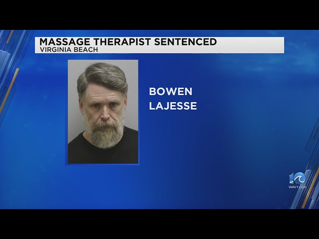 Former VB massage therapist sentenced to 8 years for sexual assault